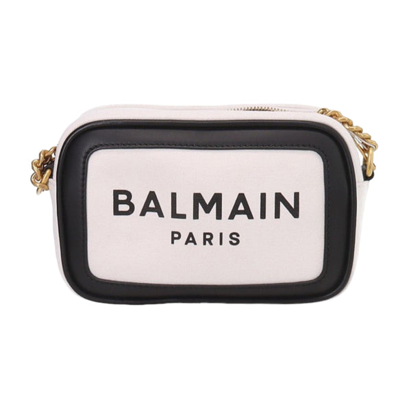 Balmain B-Army Camera Case in White Canvas Multiple colors